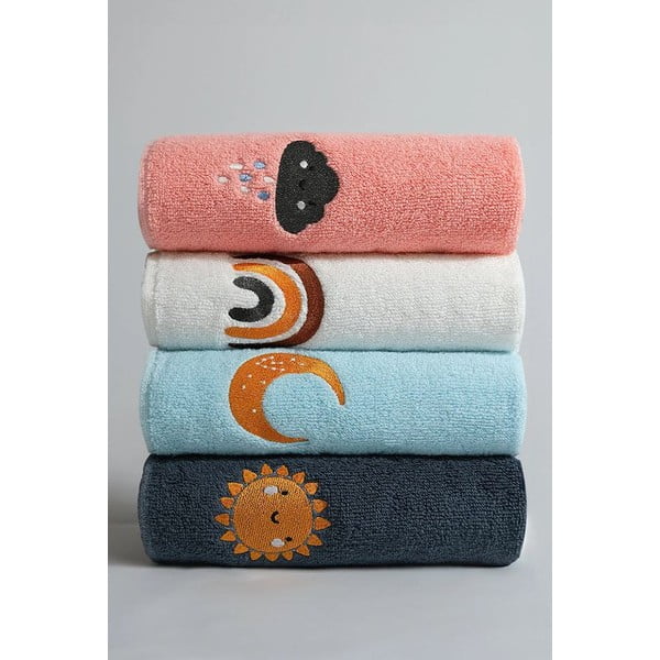 Pamučni ručnici u setu 4 kom 30x50 cm – Mila Home-image-1