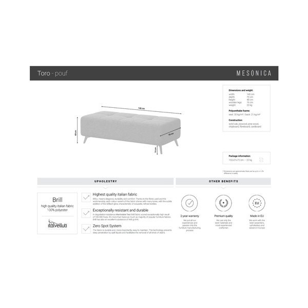 Crna taburea MESONICA Toro-image-3