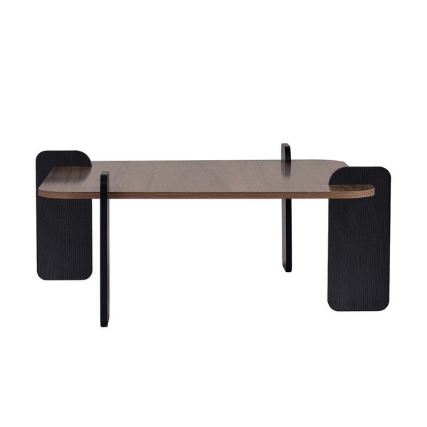 Smeđi stolić za kavu 90x90 cm Marais – Nordure-image-3