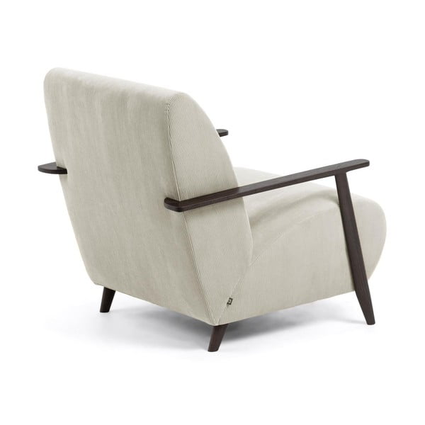 Bež fotelja Meghan - Kave Home-image-3