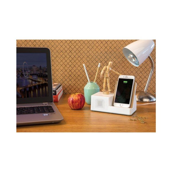 Bijeli bežični punjač s XD Design Exclusive Ontario zvučnikom-image-1