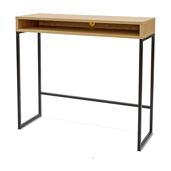 Radni stol s pločom stola u dekoru hrasta 35x100 cm Frame – Woodman-image-2