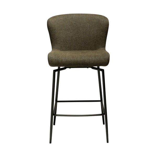 Kaki zelena podstavljena barska stolica (visine sjedala 67,5 cm) Glam – DAN-FORM Denmark-image-4