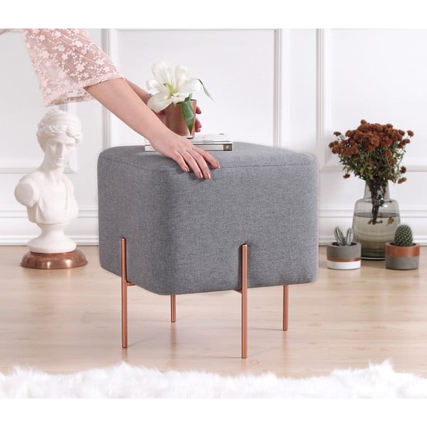 Sivi tabure Copper – Artie-image-3