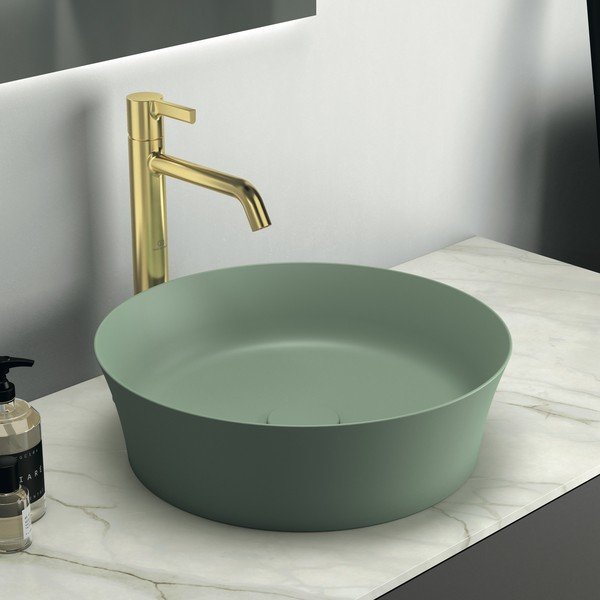 Zeleni keramički okrugao umivaonik ø 40 cm Ipalyss – Ideal Standard-image-1