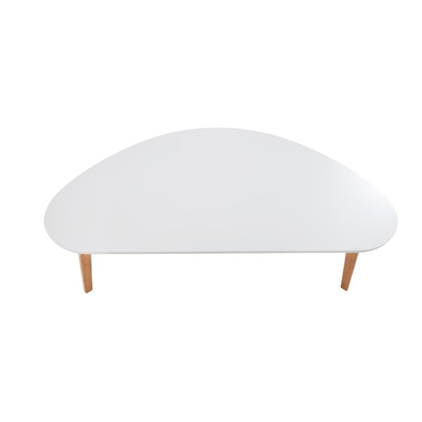 Bijeli stolić Bonami Essentials Skandinavian, dužina 120 cm-image-3