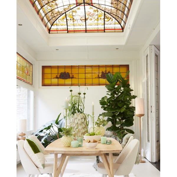 Stojeća svjetiljka u prirodnoj boji s tekstilnim sjenilom (visina 159 cm) Dania – Light & Living-image-2