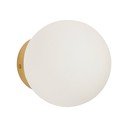 Bijela/u zlatnoj boji zidna lampa ø 15 cm Brisia – Kave Home