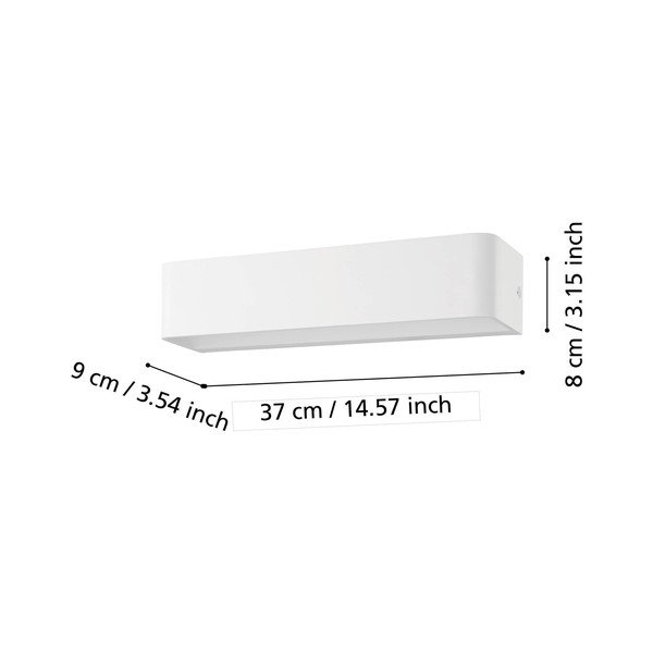Bijela LED zidna lampa SANIA 4 – EGLO-image-2