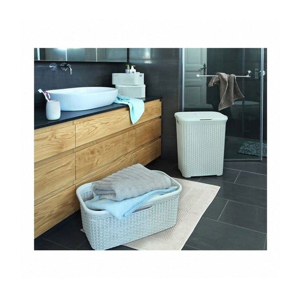 Svijetlo siva košara za rublje Curver Hamper, 60 l-image-1