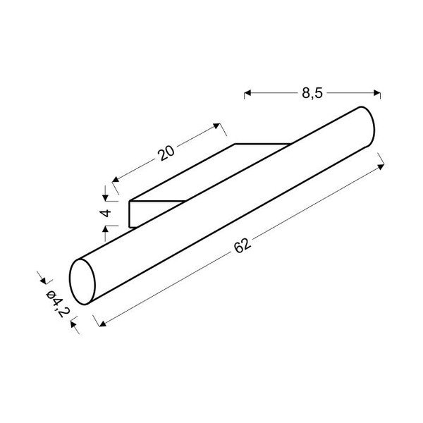 Bijela LED zidna lampa Universe - Candellux Lighting-image-2