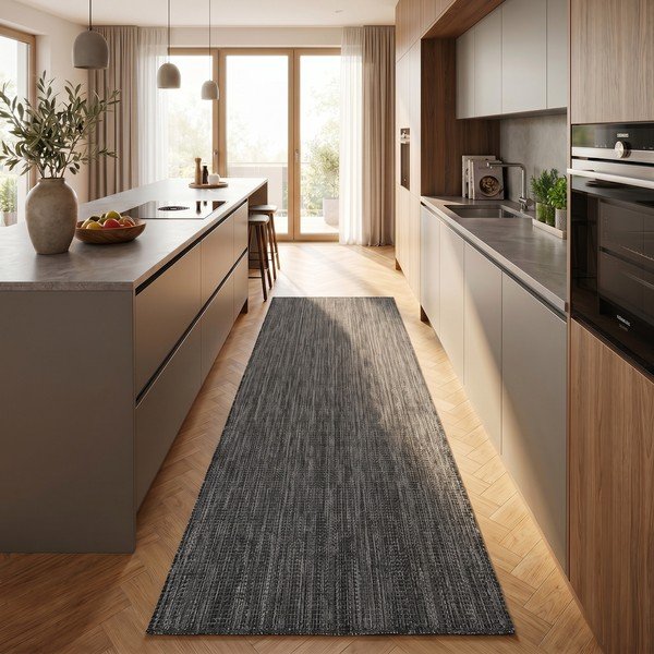 Crna unutarnja i vanjska staza 80x250 cm Mira 1450 – Ayyildiz Carpets-image-1