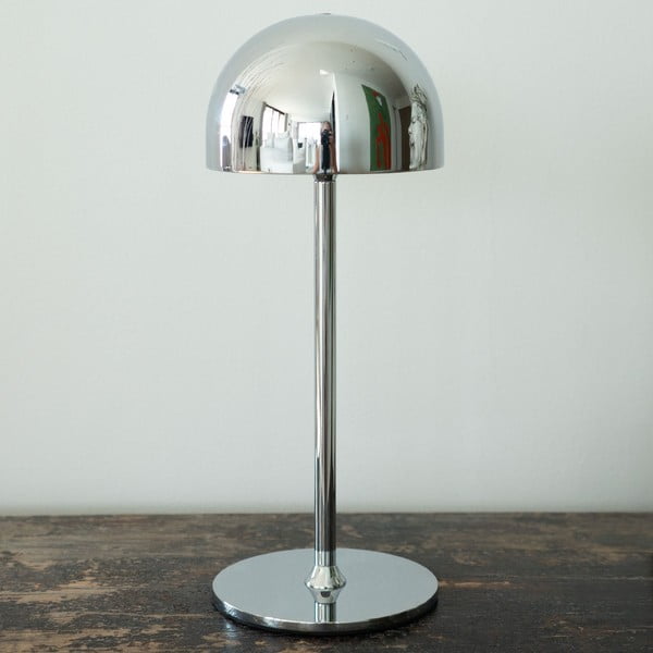 LED stolna lampa s daljinskim upravljačem u srebrnoj boji s metalnim sjenilom (visina 30 cm) Tim – Sirius-image-1