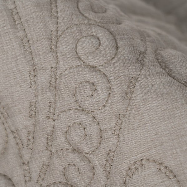 Smeđe-sivi prošiven prekrivač 180x260 cm – Ixia-image-3