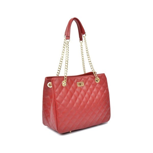 Crvena kožna torbica Isabella Rhea Perta Rosso-image-3