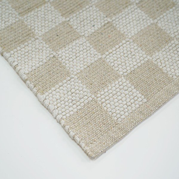 Periv tepih od mješavine pamuka u prirodnoj boji 50x80 cm Jenna – douceur d'intérieur-image-3