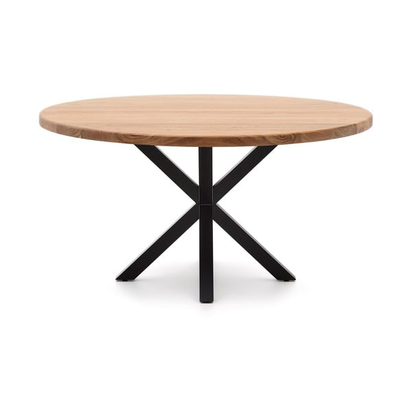 Blagovaonski stol s pločom stola od bagrema ø 150 cm Argo – Kave Home-image-3