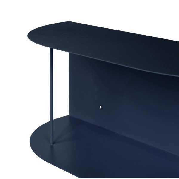 Tamno plava metalna polica s više razina 80 cm Lina – noo.ma-image-4