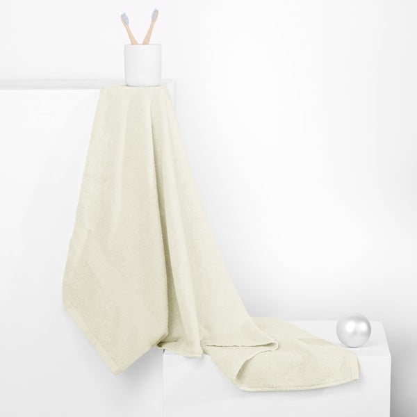 Krem pamučan ručnik od frotira 30x50 cm Marina – DecoKing-image-2
