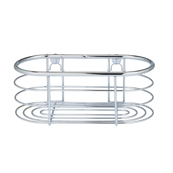 Srebrna tuš polica Wenko Trestina, 26 x 11 cm-image-3