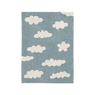 Plavi periv/ručno rađen pamučan dječji tepih 120x160 cm Clouds Vintage Blue – Lorena Canals