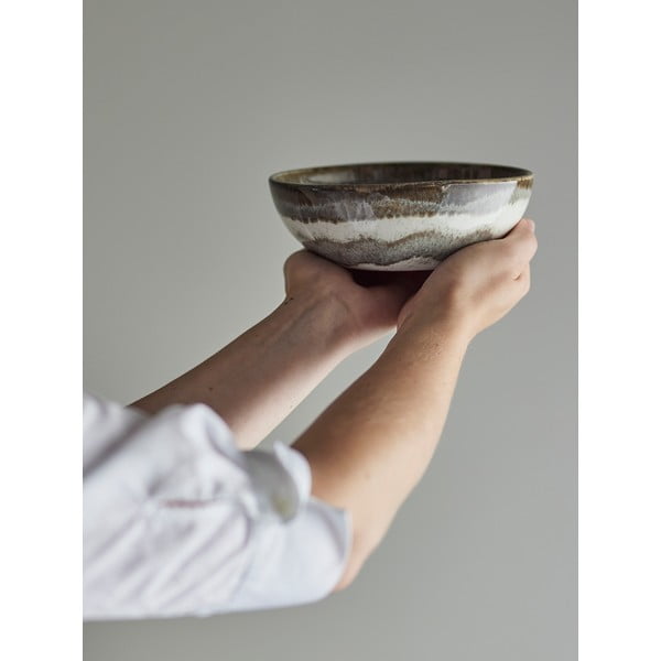 Siva zdjelica od kamenine 525 ml Paula – Bloomingville-image-1