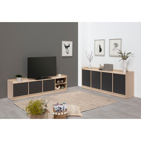 Antracit siva TV komoda Marckeric Antara-image-1