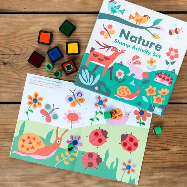 Kreativna igračka Stamp Activity Set Nature – Rex London-image-1