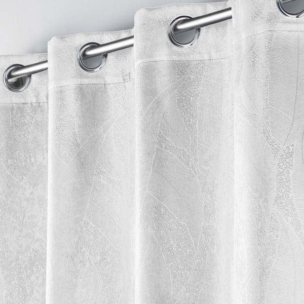 Bijela zatamnjujuća zavjesa od samta 135x280 cm Melodie – douceur d'intérieur-image-1