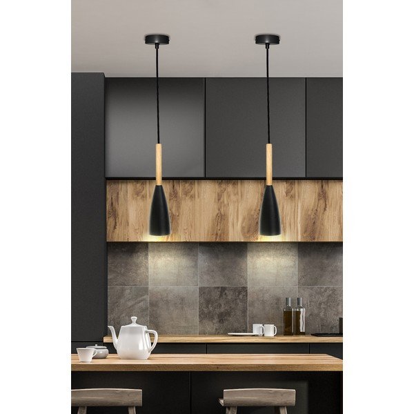 Viseća svjetiljka s metalnim sjenilom ø 10 cm Trosa – Candellux Lighting-image-1