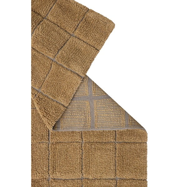 Oker žuta ručno rađena vunena staza 80x230 cm Mosaic Ochre – Lorena Canals-image-3