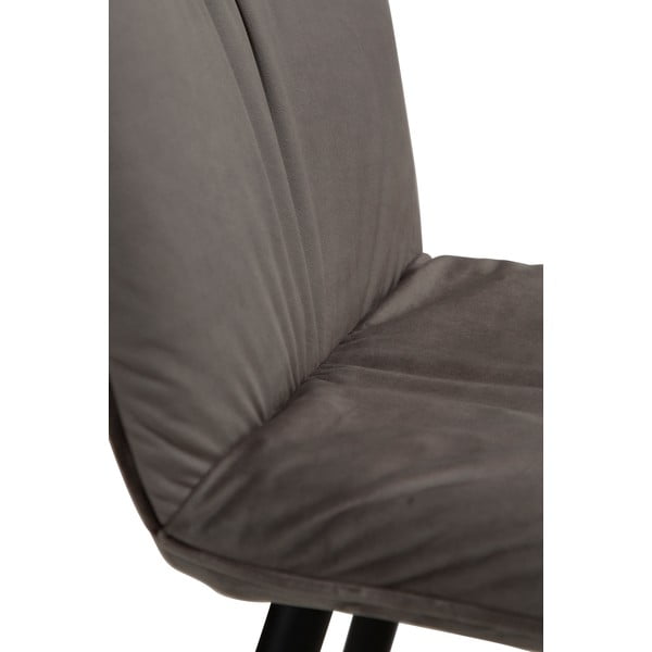 Barska stolica od sivog baršuna DAN-FORM Denmark Join, visina 93 cm-image-1