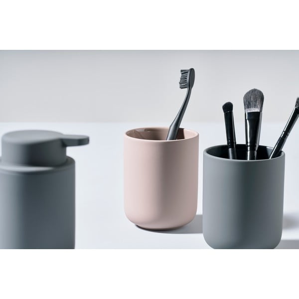 Siva kupaonska kanta za otpatke s pedalom Zone UME, 4 l-image-4