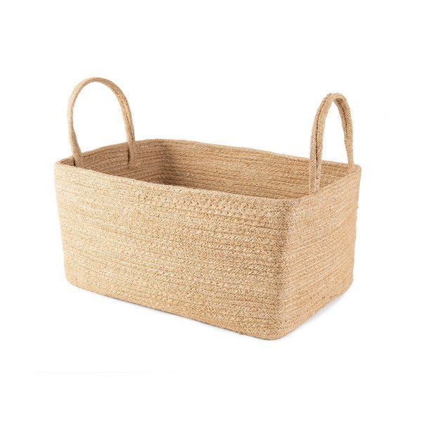 Košara za pohranu od jute Compactor, 34 x 23 cm-image-3