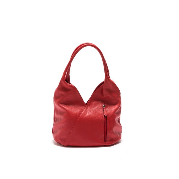 Tamnocrvena kožna torbica Roberta M Alonza