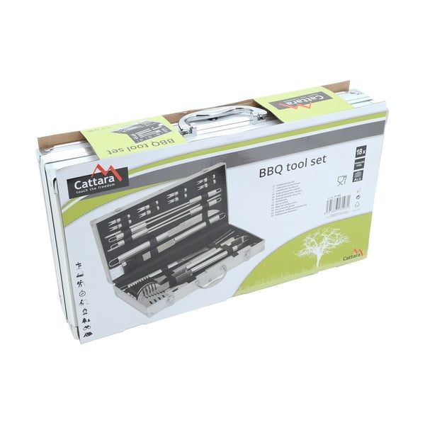 Set od 18 alata za roštilj u Cattara Alu torbici-image-4