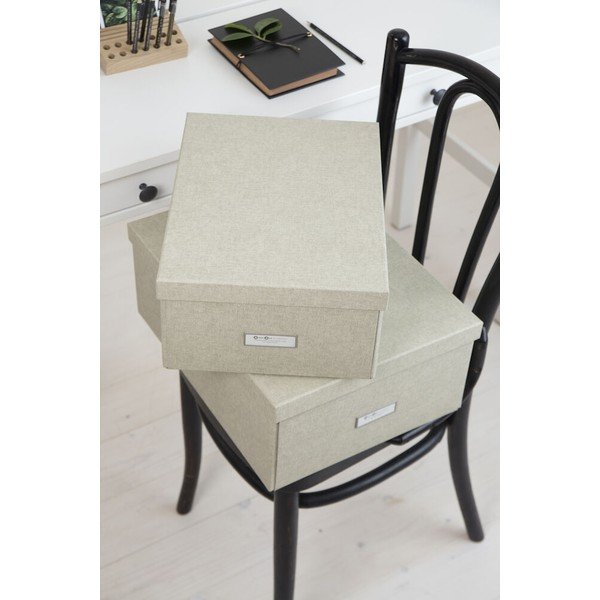 Kutija za pohranu s poklopcem Katrin – Bigso Box of Sweden-image-1