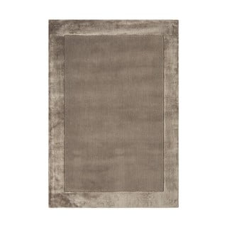 Smeđi ručno rađen tepih od mješavine vune 80x150 cm Ascot – Asiatic Carpets