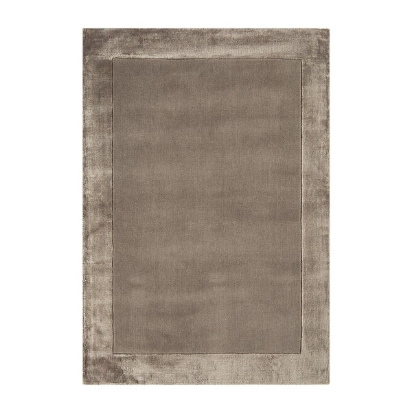 Smeđi ručno rađen tepih od mješavine vune 120x170 cm Ascot – Asiatic Carpets