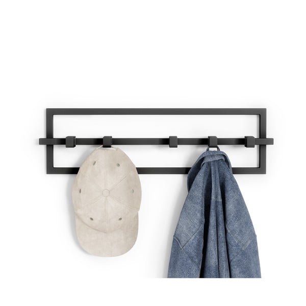 Crna metalna zidna vješalica Cubiko - Umbra-image-4