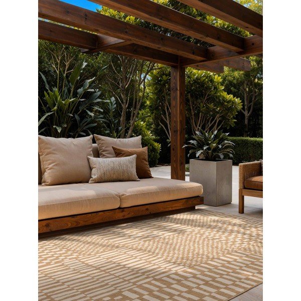 Krem/u prirodnoj boji unutarnji i vanjski tepih 160x230 cm Haringey Barkham – Ted Baker-image-1