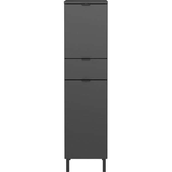 Antracitno sivi visok/uski kupaonski ormarić 30x120 cm Arcena – Germania