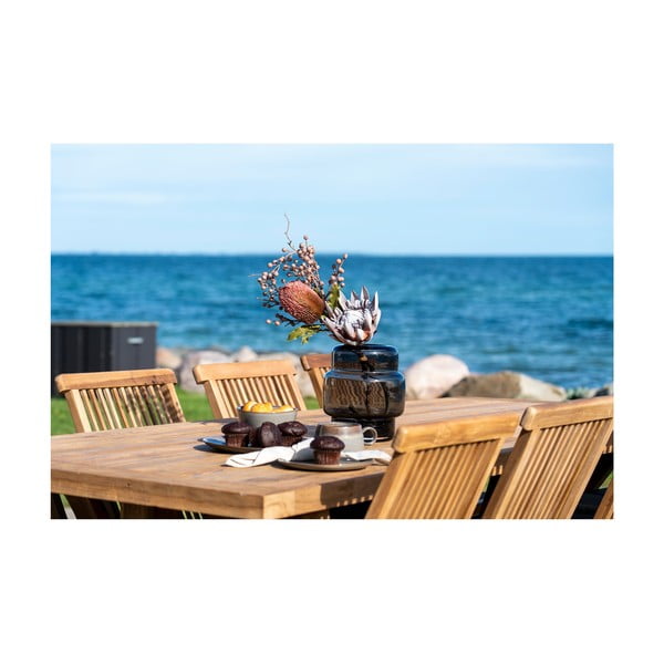 Vrtni stol od masivne tikovine 100x240 cm Volos – House Nordic-image-2