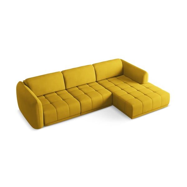 Žuta  kutna garnitura (s desnim kutom) Hoku – Makamii-image-4