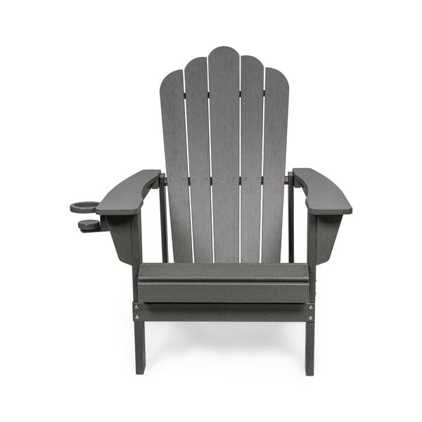 Siva plastična vrtna fotelja Adirondack – Bonami Selection-image-3