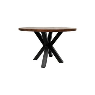 Okrugli blagovaonski stol s pločom od drva manga HMS collection, ⌀ 140 cm