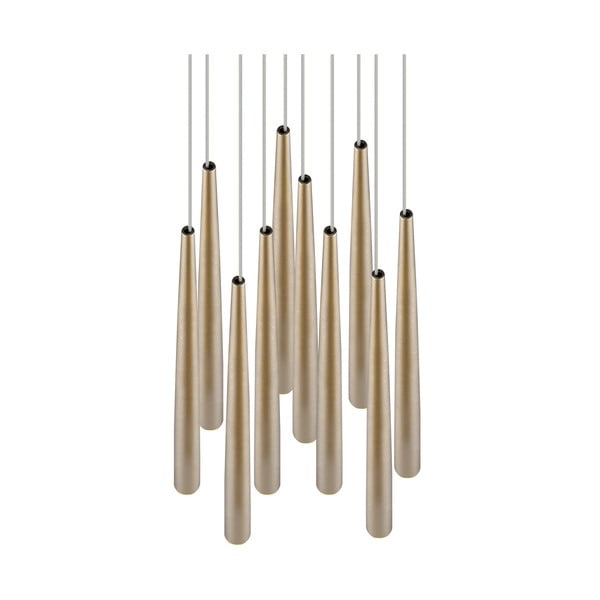 LED viseća svjetiljka u zlatnoj boji ø 30 cm Cala – Trio Select-image-2