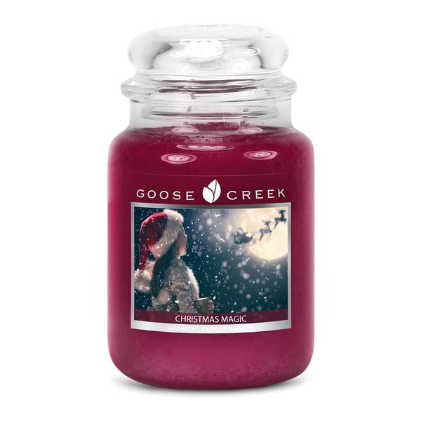 Mirisna svijeća u staklenoj posudi Goose Creek Božićna čarolija, 150 sati gorenja