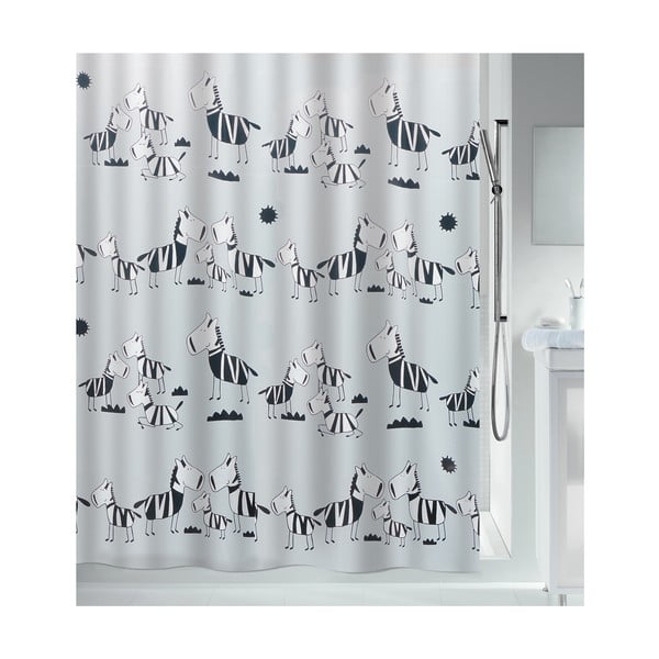 Tuš zavjesa 180x200 cm Zebi – Spirella