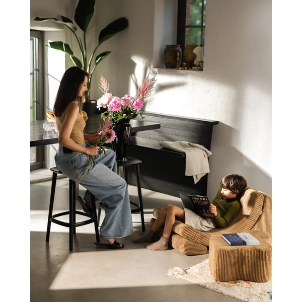 Smeđi dječji tabure od samta Cloud – Wigiwama-image-4